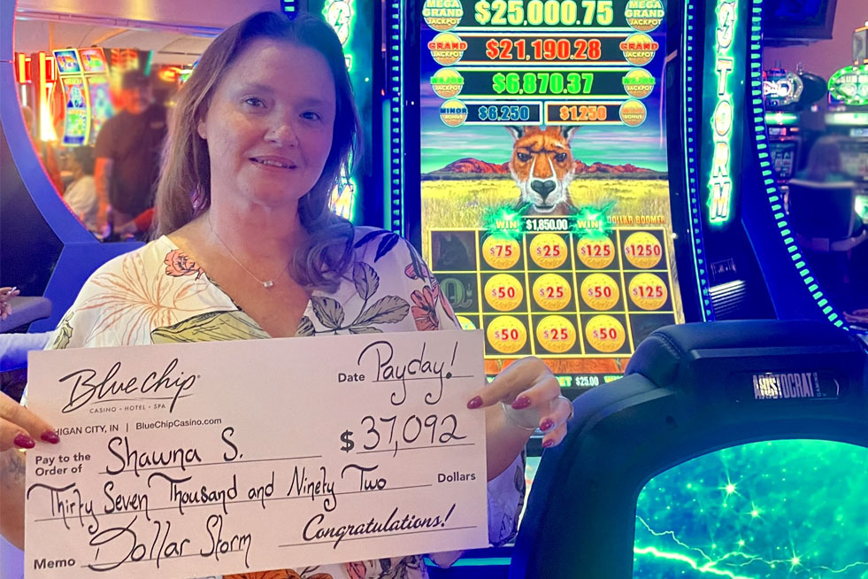 Big Slot Machine Winners | Blue Chip Casino Hotel Spa