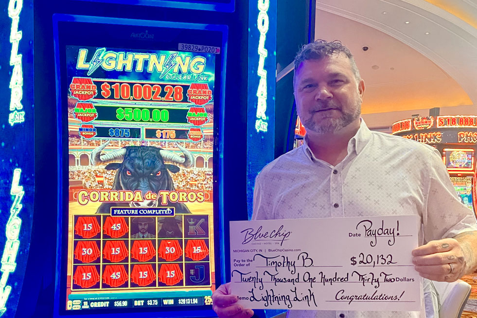 Big Slot Machine Winners | Blue Chip Casino Hotel Spa