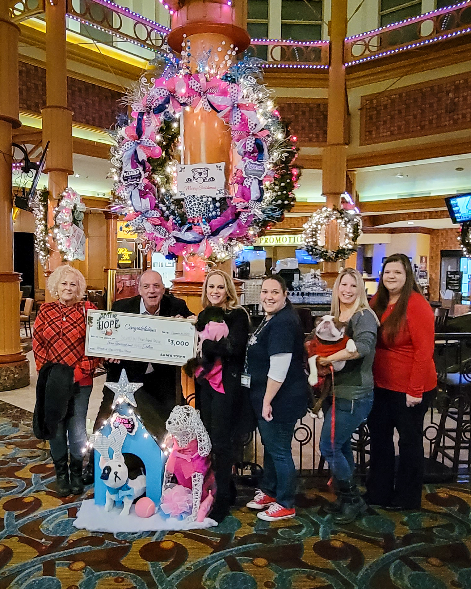 saved by grace wreath